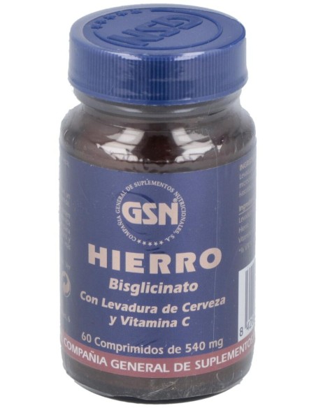 Hierro - C 60 Comprimidos de GSN