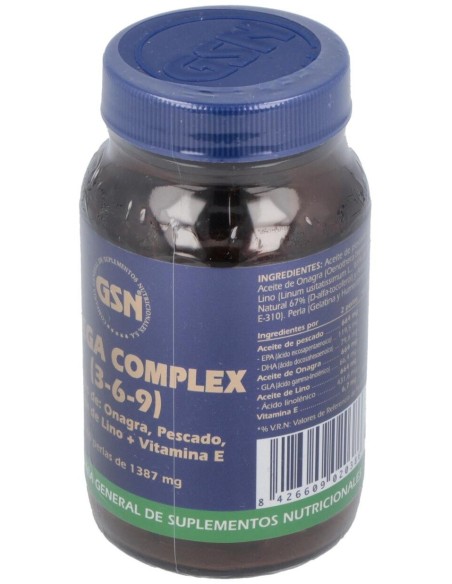 Omega 3-6-9 60 Perlas de GSN