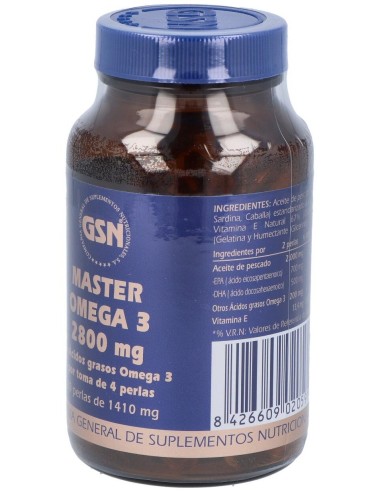 Master Omega 3 80Perlas de Gsn