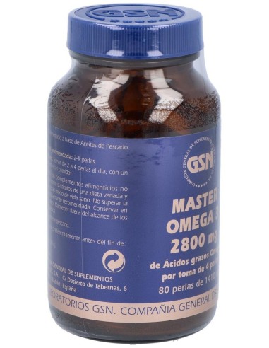 Master Omega 3 80Perlas de Gsn