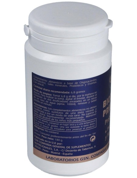 Bioticos Premium Probiotico +  Glutamina 180Gr. de Gsn