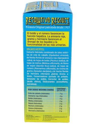 Resolutivo Regium Limon 600Ml. de Miquel Y Garriga
