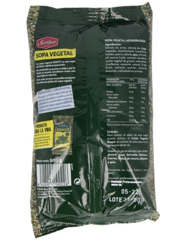 Semola De Verduras Kesvit  500Gr. de Sorribas