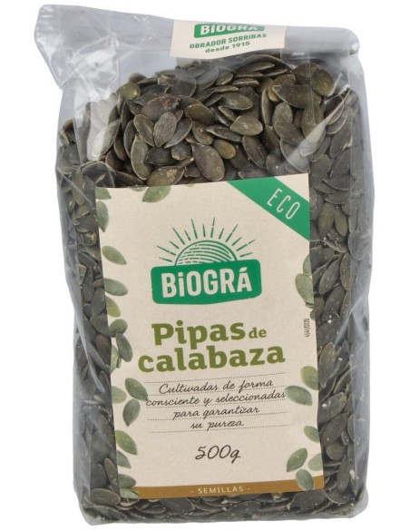Pipas De Calabaza 500G Biogra Bio (Curcubita-Austr de Biográ