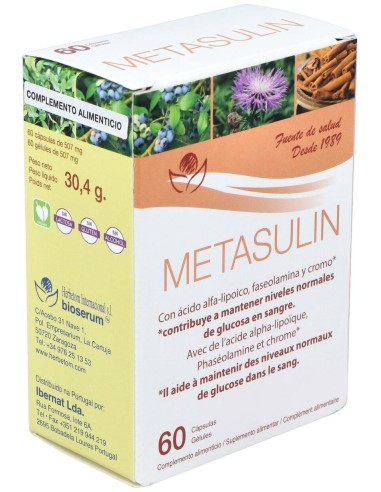 Metasulin 60Cap. de Bioserum