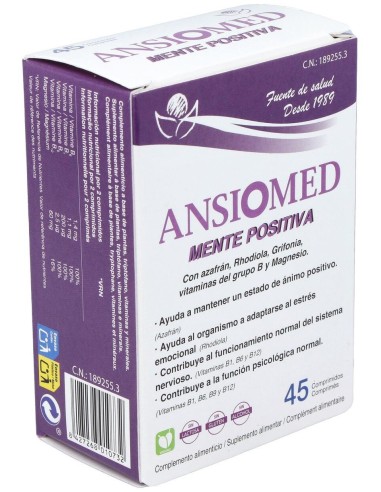 Ansiomed Mente Positiva 45 Comprimidos Bioserum