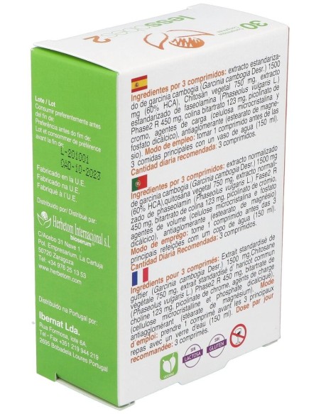 Lessobes 2 Control Calorias 30Comp. de Bioserum