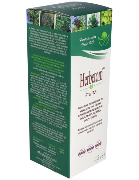 Herbetom 2 Pulm Respir 500Ml de Bioserum
