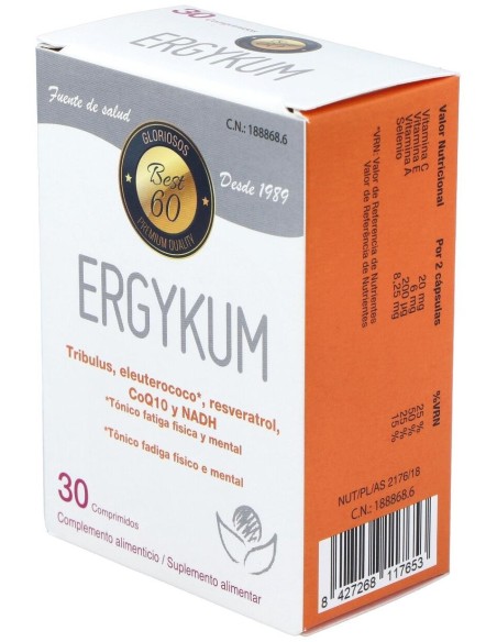 Ergykum Formula Reforzada 30Comp. de Bioserum