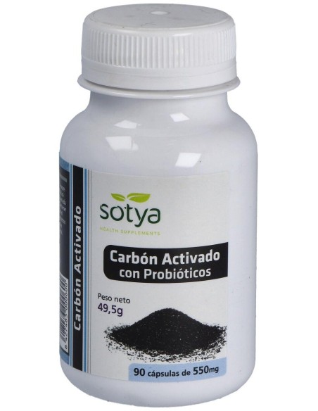 Carbón Activado Con Probióticos 550Mg Cáps. 90U de Sotya