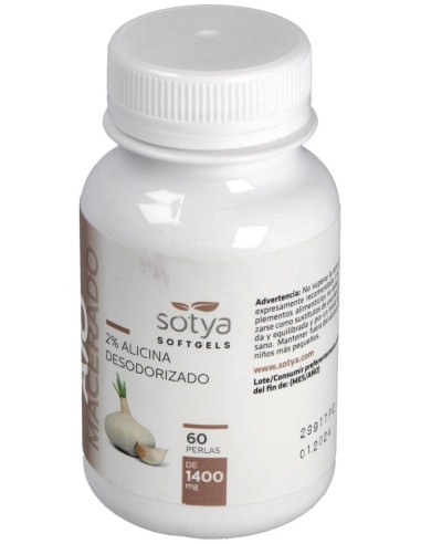 Ajo Macerado 1400Mg Perlas 60U de Sotya