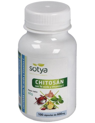 Chitosan + Te Verde 100Cap. de Sotya