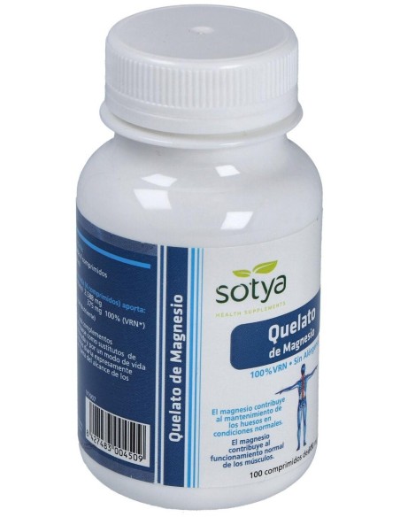 Magnesio Quelato 100Comp. de Sotya