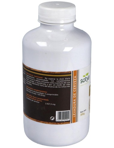 Levadura De Cerveza 600Comp. de Sotya
