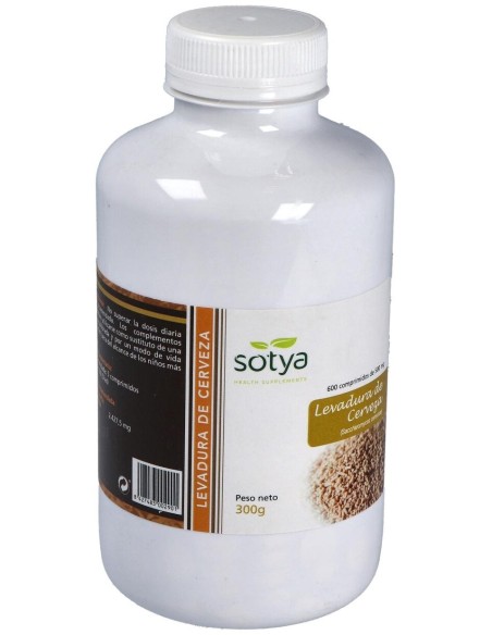 Levadura De Cerveza 500Mg Comp. 600U  de Sotya