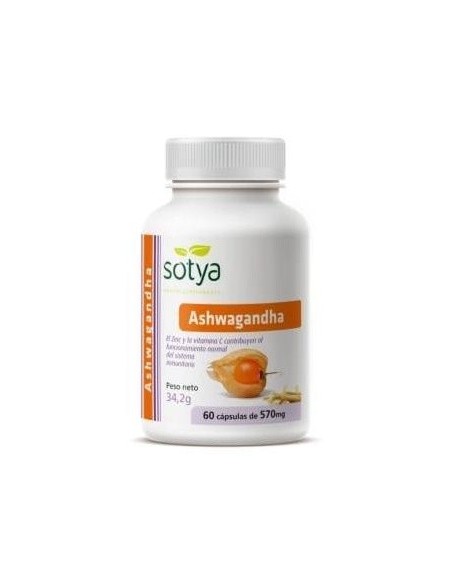 Ashwagandha 60 Capsulas 570Mg de Sotya
