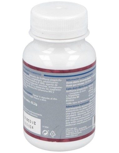 Triptofano 5-Htp 60Cap. de Sotya