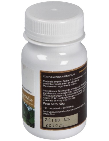 Cáscara Sagrada 500Mg Comp. 100U de Sotya