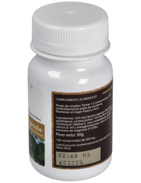 Cáscara Sagrada 500Mg Comp. 100U de Sotya