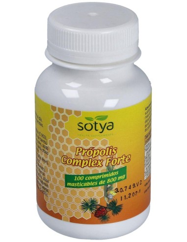 Própolis Complex Forte 800Mg Comp. Mast. 100U de Sotya