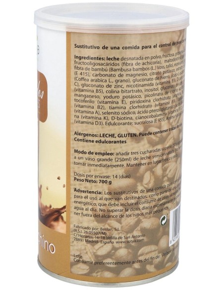 Batidos Saciantes 700G Polvo Sabor Capuchino de Sotya