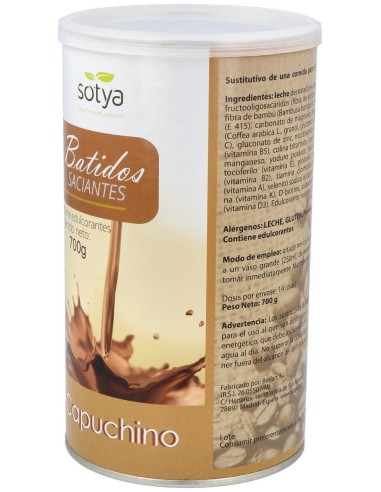 Batidos Saciantes 700G Polvo Sabor Capuchino de Sotya