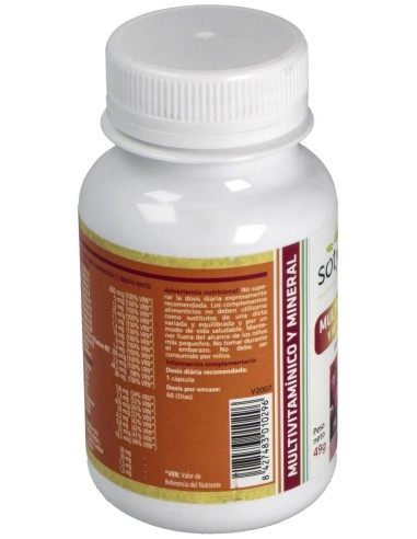 Multivitaminico Y Mineral 1 Al Día 820Mg Cáps. 60U de Sotya