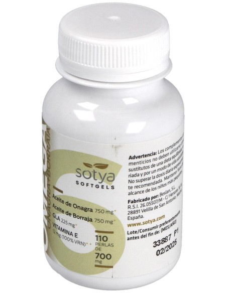 Maxi Omega Onagra / Borraja 110Perlas de Sotya