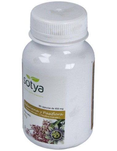 Valeriana Y Pasiflora 450Mg. 90Cap. de Sotya