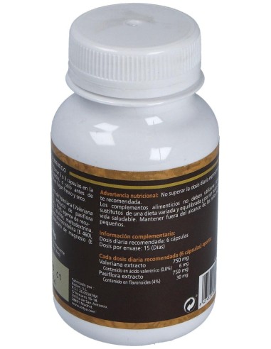 Valeriana Y Pasiflora 450Mg Cáps. 90U de Sotya