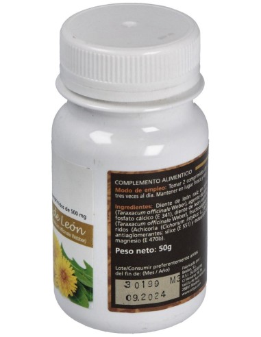 Diente De León 500Mg  Comp. 100U de Sotya
