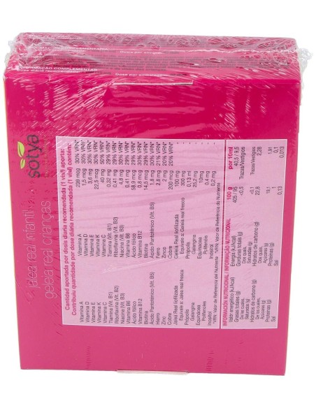 Jalea Real Infantil 20 Viales de Sotya