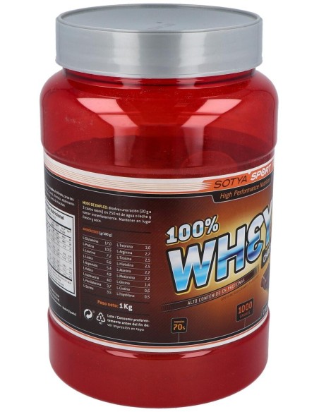 Whey Protein Chocolate 1Kg Doypack Sotya