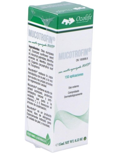 Mucotrofin Nebulizador 15Ml. de Ozolife Biocosmetica Y Nutricion