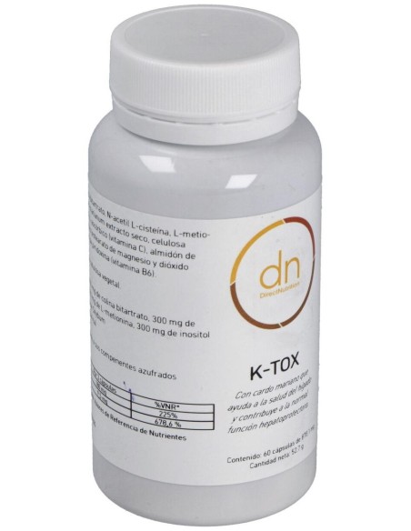 K-Tox 60Vcap. de Direct Nutrition