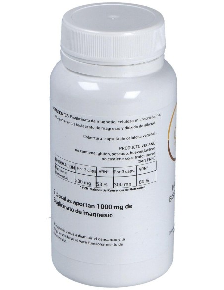Magnesio Bisglicinado 60Vcap. de Direct Nutrition