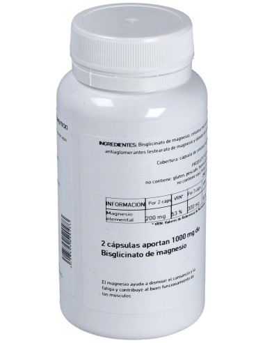 Magnesio Bisglicinado 60Vcap. de Direct Nutrition