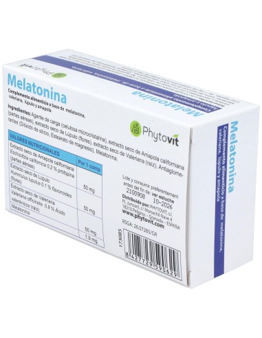 Melatonina Dolce Dormire 60Cap. de Phytovit