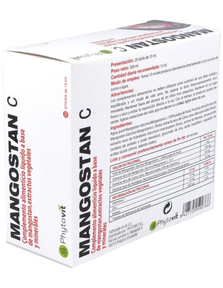 Mangostan C 20Viales de Phytovit