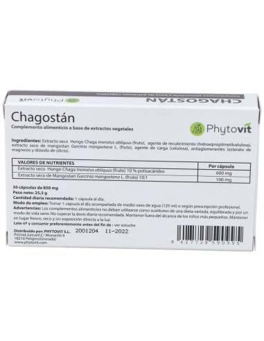 Chagostan 30Cap. de Phytovit