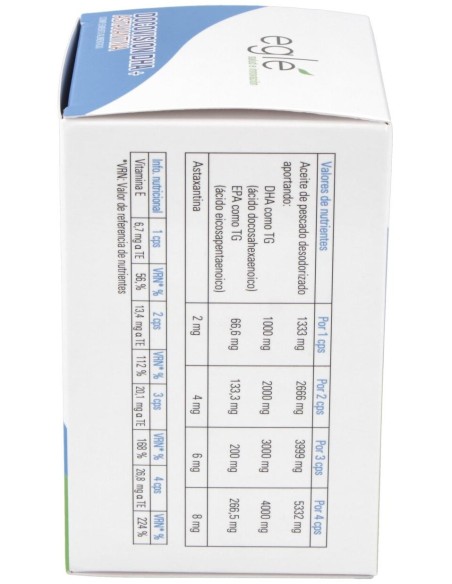 Docovision Dha + Astaxantina 60Cap. de Egle