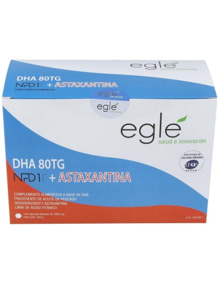 Npd1 Dha + Astaxantina 120Cap. de Egle
