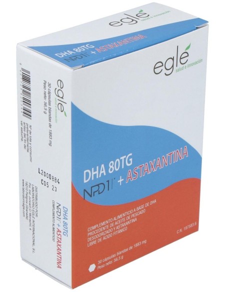Npd1 Dha + Astaxantina 30Cap. de Egle