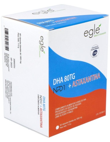 Npd1 Dha 80 Tg Astaxantina 60 Perlas de Egle