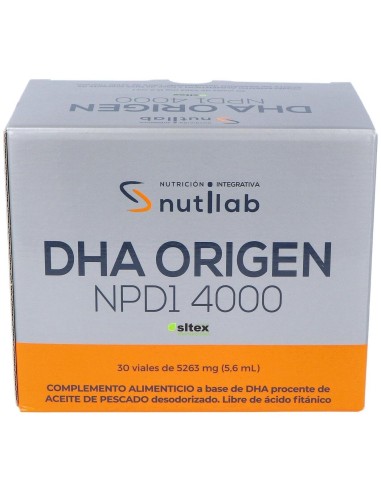 Dha Origen Npd1 4000 30Viales de Nutilab