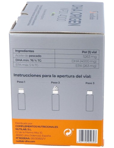 Dha Origen Npd1 4000 30Viales de Nutilab