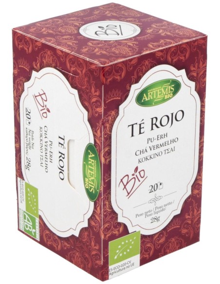 Té Rojo Pu Erh Bio 28 g  de Artemis Bio