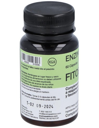 Fitobin Sedante 60Cap de Enzime - Sabinco