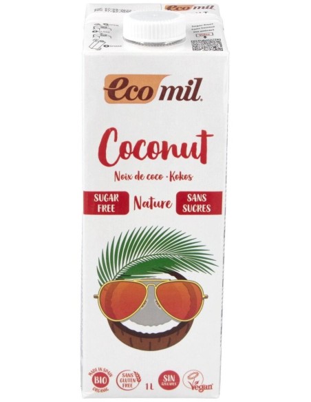 Ecomil Bebida De Coco Nature 1Lt 6Uds. Bio S/A de Almond