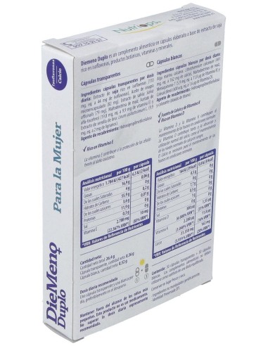 Diemeno Duplo 30Cap.Blancas Y 30Cap.Transparen de Almond